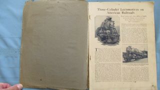 1925 Three Cylinder Locomotives On American Railroads Book - Photos - Illustrations 2