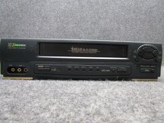Emerson Ewv601b Hi - Fi Stereo 19 Micron 4 Head Vhs Vcr Player/recorder
