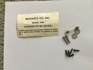 Marantz 3300 Pre - Amplifier Accessory Kit - Incomplete