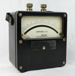 Vintage 1940s Weston Model 433 Ac Amp Meter - Not