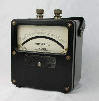 Vintage 1940s Weston Model 433 AC Amp Meter - Not 3
