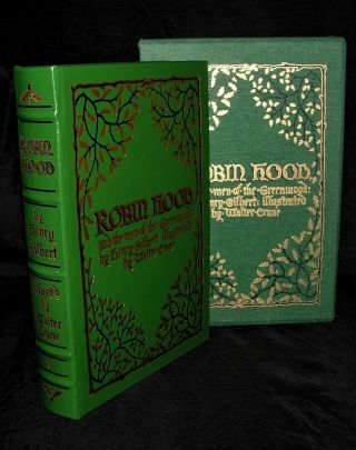 Robin Hood By Henry Gilbert Deluxe Easton Press Leather Bound Edition