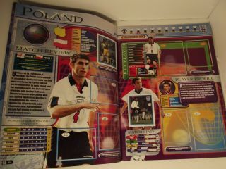 Merlin’s England World Cup 1998 Sticker Album with 40 stickers VGC 3