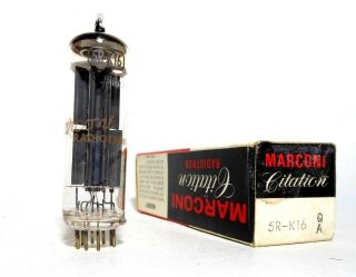 5r - K16 Nos Marconi F - Wave Rectifier Tube Pioneer Stereomaster Cga - 131 Amp 5rk16