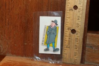 Vintage 1983 Inspector Gadget Puffy Sticker In Package Dic Enterprises