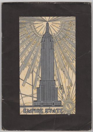 [new York] Empire State.  A History.  May 1,  1931.
