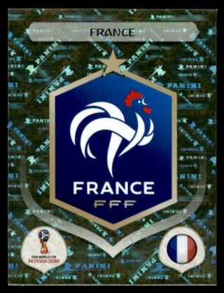 Panini World Cup 2018 (pink Back) Badge France No.  180
