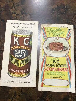 Kc Baking Powder Antique 1800s Victorian Advertising Vintage Booklet Pamplets 2