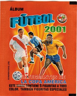 Peru 2001 Navarrete Copa America Integrantes Sticker Pack