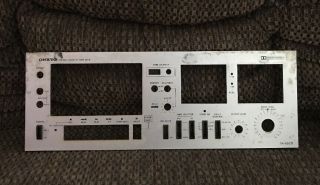 Onkyo Ta - 630d Stereo Cassette Tape Deck Aluminum Faceplate Shipng 