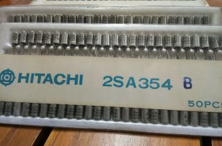(50 Ea) 2sa354 Transistor Ge Hitachi Japan Nos Rf Ham Radio Receiver