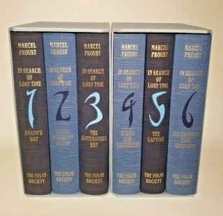 In Search Of Lost Time - Marcel Proust - Folio Society - 6 Volumes