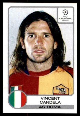 Panini Champions League 2001 - 2002 Vincent Candela Roma No.  26
