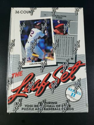 1990 Leaf Baseball Series 2 Factory Box - Frank Thomas Rc Series