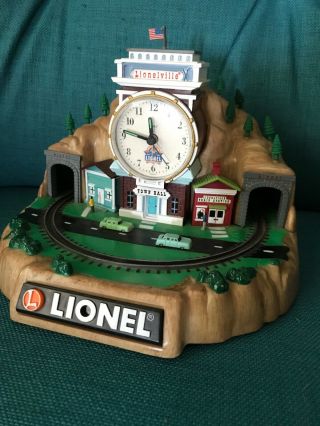 Lionel Trains 100th Anniversary Animated Talking Alarm Clock Lionelville 2000