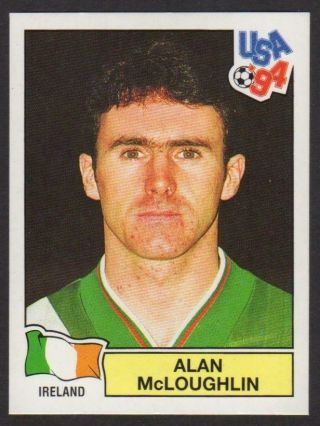 1994 Panini World Cup Usa 94 International Stickers 335 Alan Mcloughlin Ireland