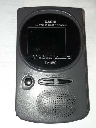 Casio Lcd Tv - 480 Pocket Color Television -