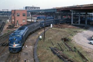 Mp Train Slide,  E8 40 Texas Eagle 2,  St.  Louis 1970