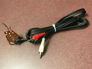 Pioneer Pl - S40 Turntable Parts - Rca & Ground Leads W/ Circuit Board