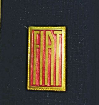 Antique Vintage Lapel Pin Badge Fiat - From The 50 