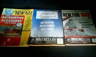 Three Vintage Jc Whitney Parts Catalogs 1965 215 216 1968 251 Cars Trucks