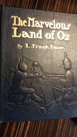 WIZARD OF OZ,  OZMA,  LAND OF OZ by L.  FRANK BAUM EASTON PRESS LEATHER 3 VOL.  SET 3