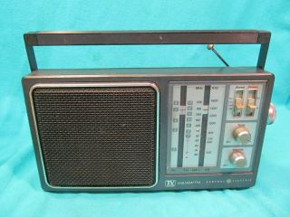 General Electric 7 - 2945a Portable Am Fm Weather Tv Radio