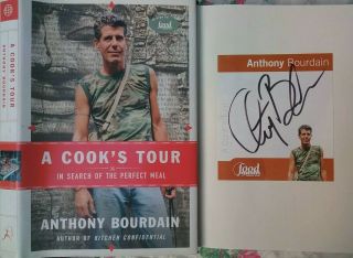 Signed Anthony Bourdain A Cook 