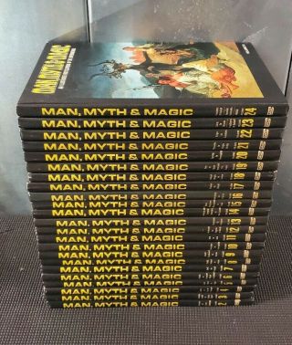 1970 Man Myth & Magic Illustrated Supernatural Encyclopedia Complete Set 1 - 24