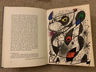 Joan Miro Book - Indelible Miro (2 Color Lithographs) by Taillandier 2