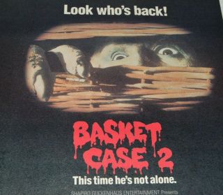 1990 Basket Case 2 Horror Movie Cult Classic Coming Soon Promo Vintage Print Ad