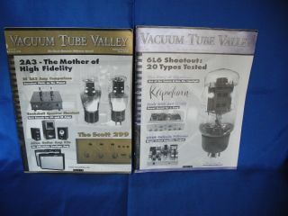 Vacuum Tube Valley Magazines Set Of 2