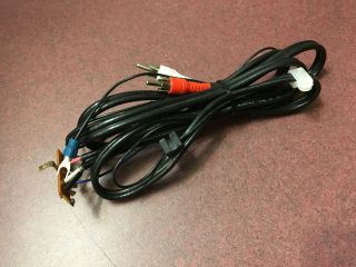 Pioneer Pl - 115d Turntable Parts - Rca & Ground Leads W/ Circuit Board