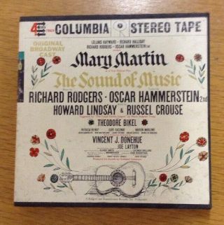 Reel To Reel Tape 4 Track.  Mary Martin The Sound Of Music