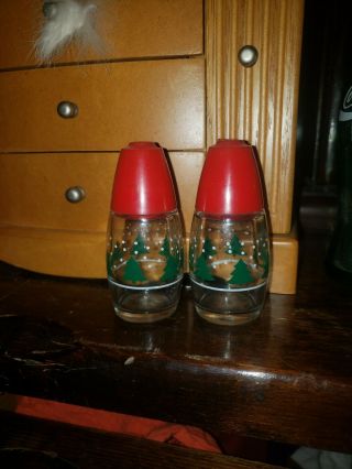 Vintage Gemco Christmas Salt & Pepper Shakers