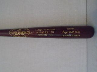 Babe Ruth York Yankees Louisville Slugger Stat Baseball Bat