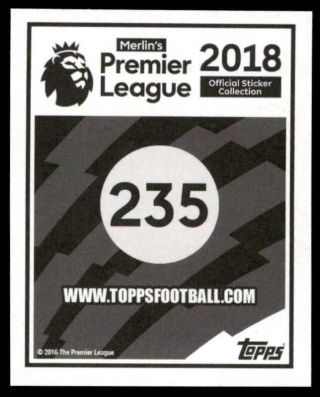 Merlin’s Premier League 2018 - Club Emblem Stoke City No.  235 2