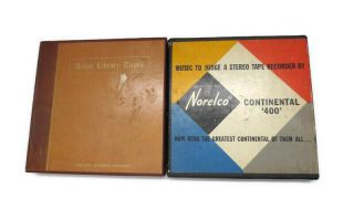 Vintage Norelco Continental 400 Demo Reel & Audio Library Tapes Volume 6