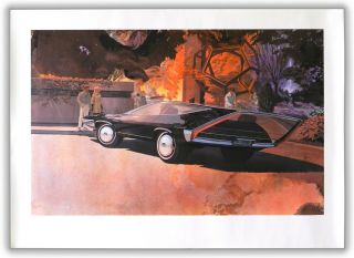 Syd Mead FOUR - LARGE PORTFOLIO PRINTS from US Steel “INNOVATIONS” (1968) 3