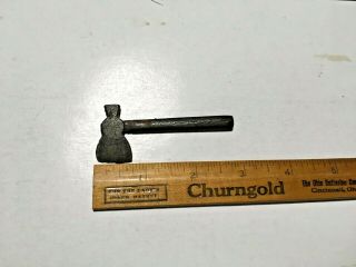 Vintage Antique Small Childs Toy Case Iron Hatchet Axe 3 " Inches Long