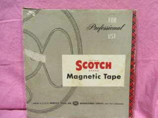 Scotch Reel Magnetic Tape 10 " 1/4 " X 2400 Ft Professional Use
