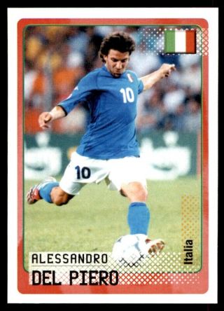 Panini Road To The World Cup 2002 - Alessandro Del Piero Italia No.  109