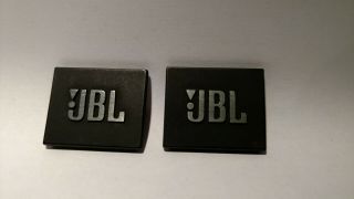 (2) Jbl Metal Speaker Badge Logo Emblem 3m Double - Sided Tape