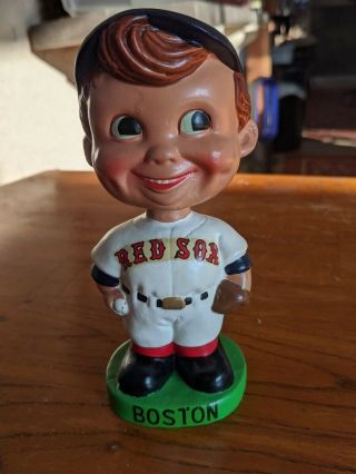 1962 Boston Red Sox Green Base Bobblehead Rare Blue Hat