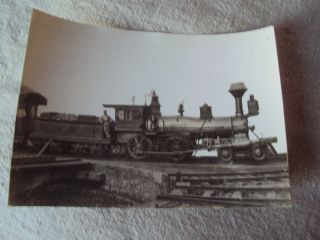 Prr Engine 3002 At Lambertville Nj 1898 Photo 4 1/2 " X 6 1/4 "
