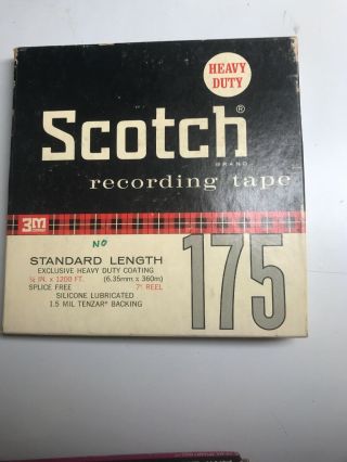 Scotch Recording Tape 1/4 " X 1200 