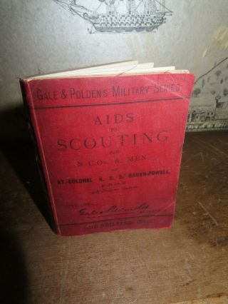1901 Aids To Scouting For Ncos & Men By Col Baden Powell Cubs Military Scouts