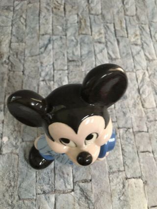 Vintage Walt Disney Productions Mickey Mouse Ceramic Statue 9.  5” toy collectible 2