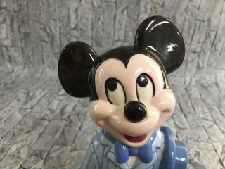 Vintage Walt Disney Productions Mickey Mouse Ceramic Statue 9.  5” toy collectible 3