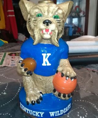 1960s Kentucky Wildcats Basketball Table Lamp,  Really,  Great